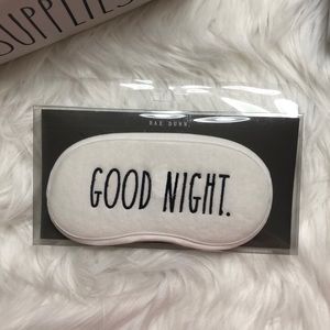 Rae Dunn “GOOD NIGHT” sleep mask